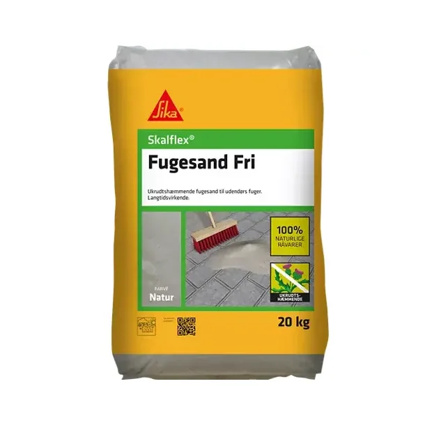 Skalflex Fugesand Fri, Natur 20 kg sk
