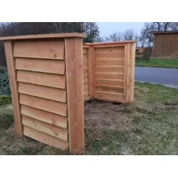 Dobbelt skraldespandsskjuler