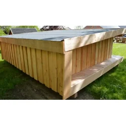 Luksus shelter i tr – komfort og natur p samme tid