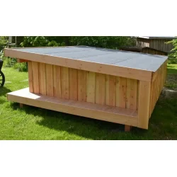 Alle vores produkter, inklusive vores populre Luksus Shelter, saves og klargres p vores eget savvrk frst efter bestilling.