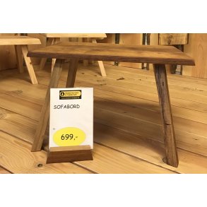 Sofabord i egetr - 699,-