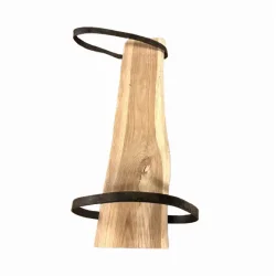 Ege hylde med stropper ca. 20x80 cm