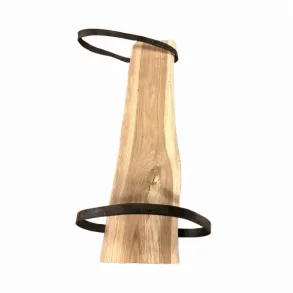 Ege hylde med stropper ca. 20x80 cm