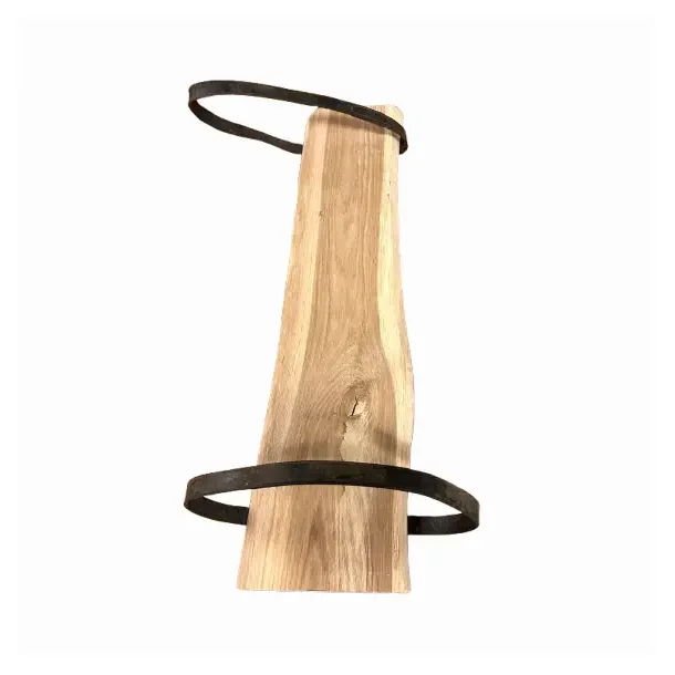 Ege hylde med stropper ca. 20x80 cm