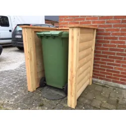 Enkelt skraldespandsskjuler