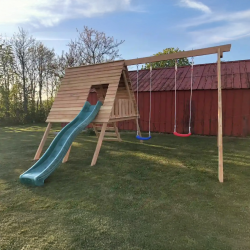 Legetrn med 2 gynger