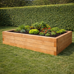 H�jbed i l�rketr� 1x2m. Leveres usamlet.