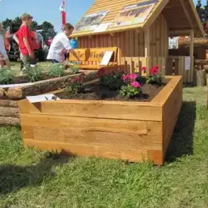 Hjbed i lrketr 1x4m. Leveres usamlet