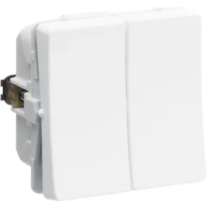 Afbryder krone (db.afbryder) Hvid