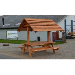 Bord/bnk st i douglas med kalmartag (samlest)