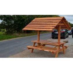 Bord/bnk st i douglas med kalmartag (samlest)