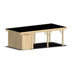 F et skrddersyet tilbud p en komplet lsning med opstning af din carport med ensidig taghldning