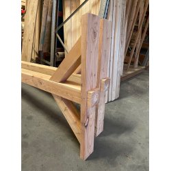 T�rrestativ i dansk L�rk - s�t a 2 stolper