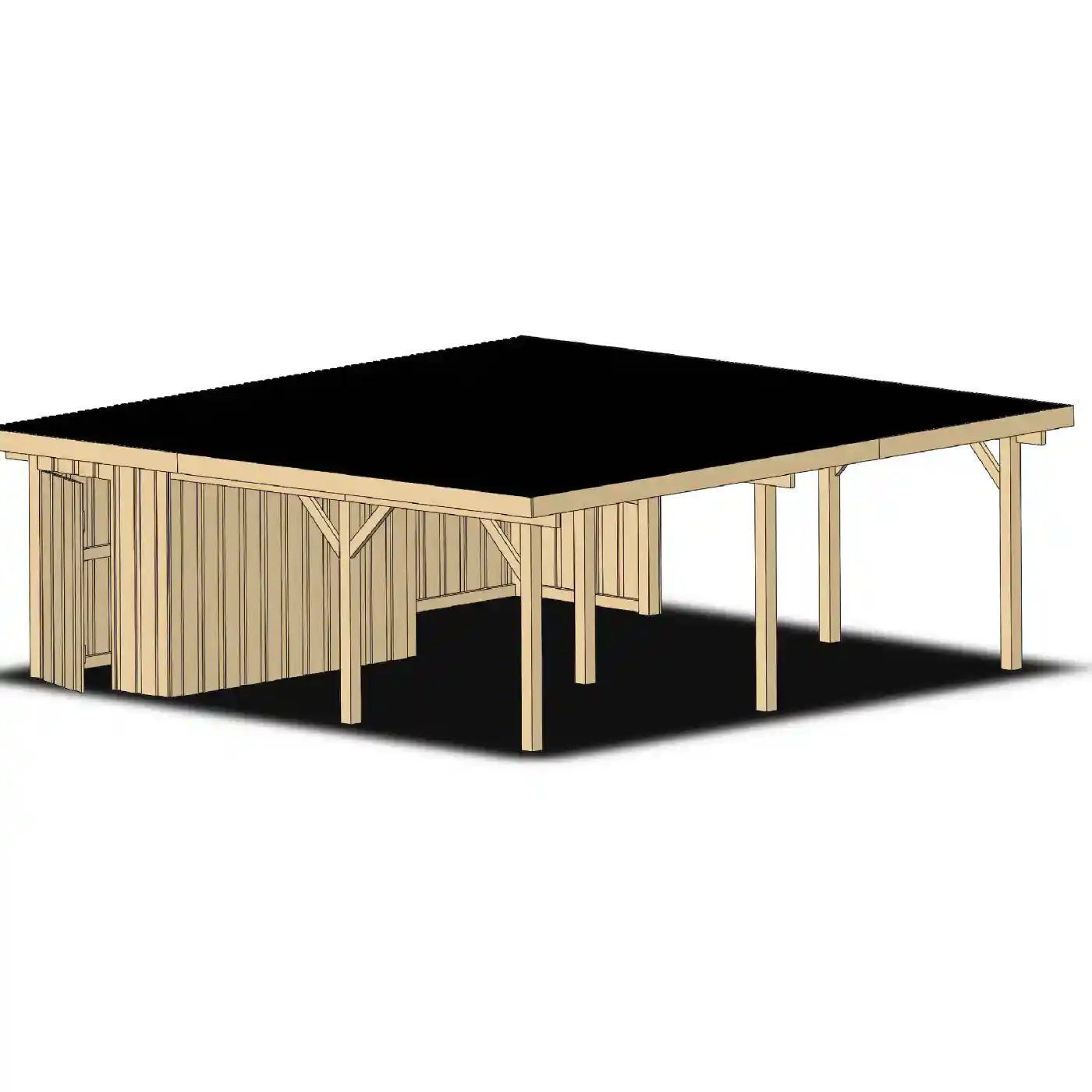 Dobbelt carport